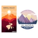 Harsil Almora sticker set