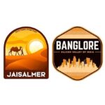 Jaisalmer Bangalore sticker set