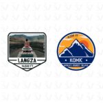 Spiti Valley stickers with Langza and Komic designs