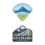 Himalayan stickers with Ladakh and Gulmarg mountain designs