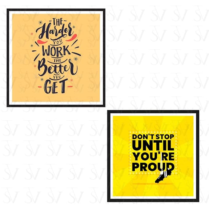 61DsdJGrMrL._SX679_ Motivational Quotation Poster (Pack of 2) - Image 1