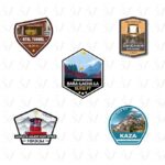 Spiti Ladakh stickers with Kaza Chicham Bridge Atal Tunnel