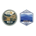 Ladakh stickers with Mig La and Umling La designs