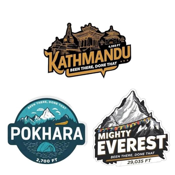 Kathmandu, Pokhara & Mount-Everest ( Pack of 3 )