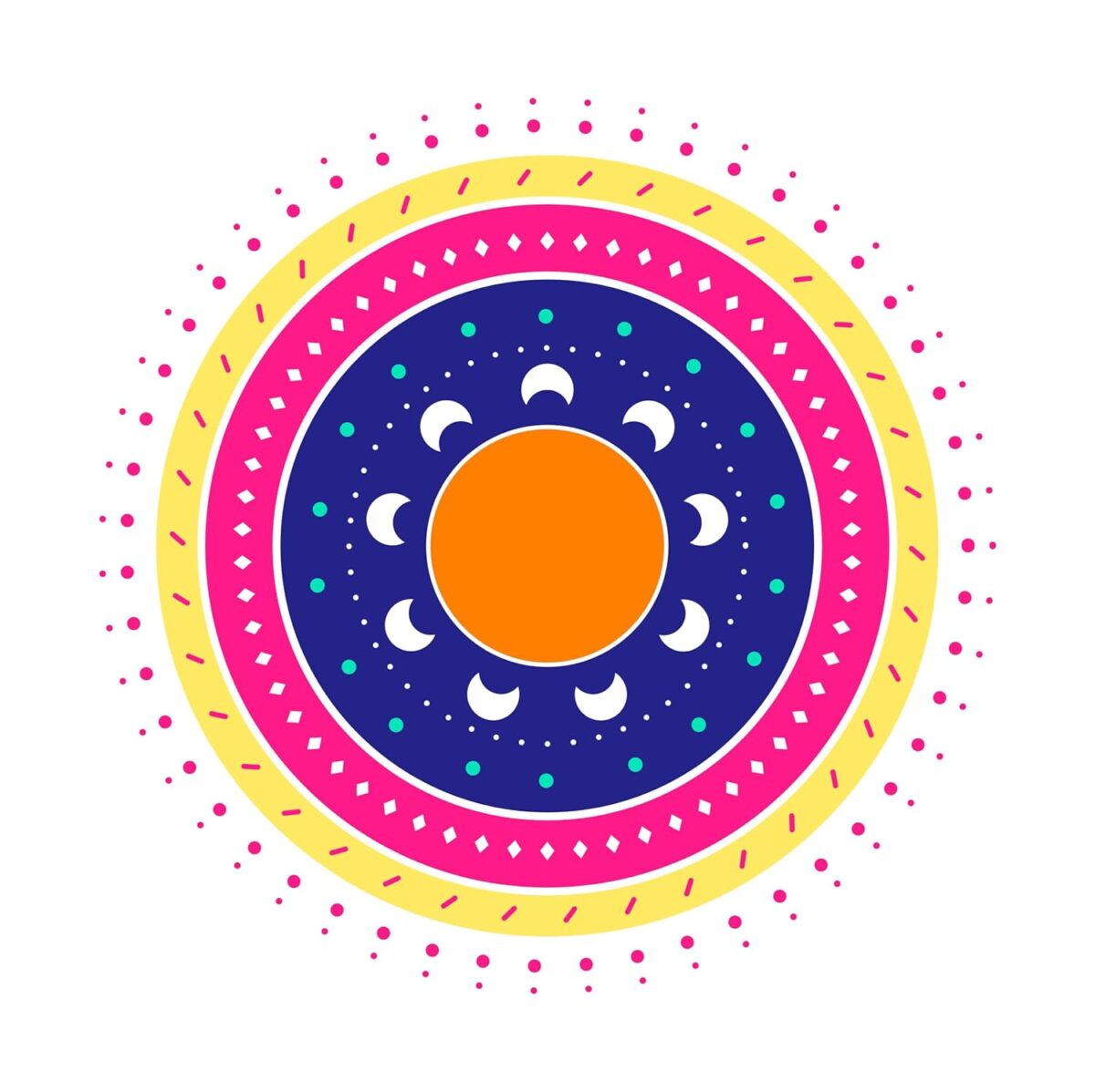 71NAX1YRbwL._SL1500_ Decorative Rangoli Sticker - Image 1