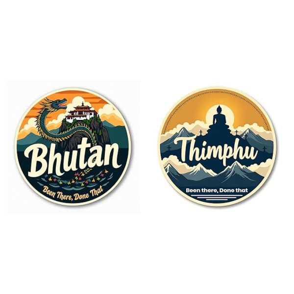 Bhutan & Thimphu (Pack of 2)