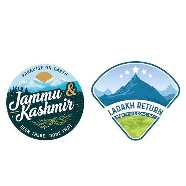 Jammu Kashmir, Ladakh Retrun (Pack of 2)